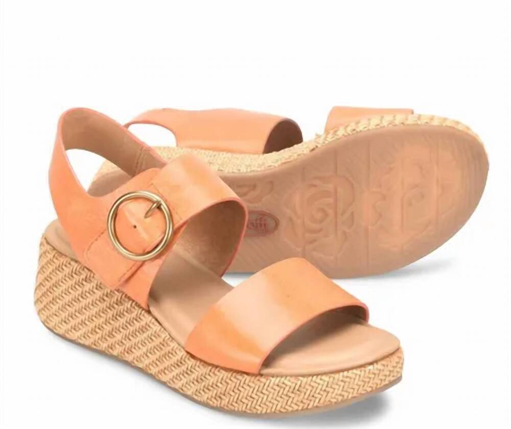 NEW SOFFT women's faedra flatform wedge in sunset